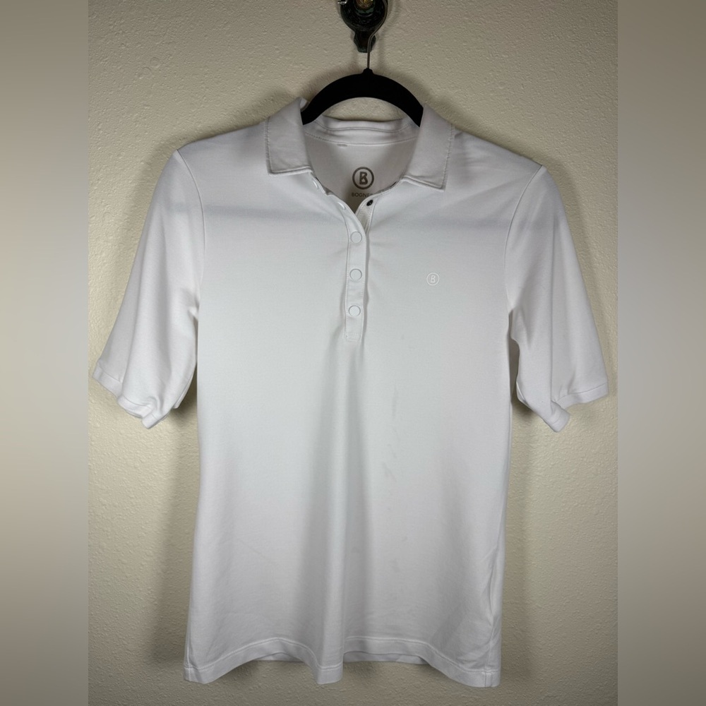 Bogner Tammy Golf Polo White Short Sleeve 6 (S)